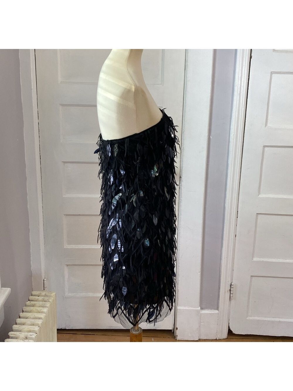 NWT Fashion Nova Feathery Twirl Mini Dress, Size M - Picture 9 of 17